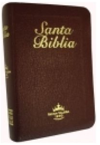 Biblia RVR 025cX Símil piel granate con referencias y concordancia.