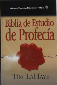 Biblia RVR Estudio de Profecía Tim LaHaye tapa dura.